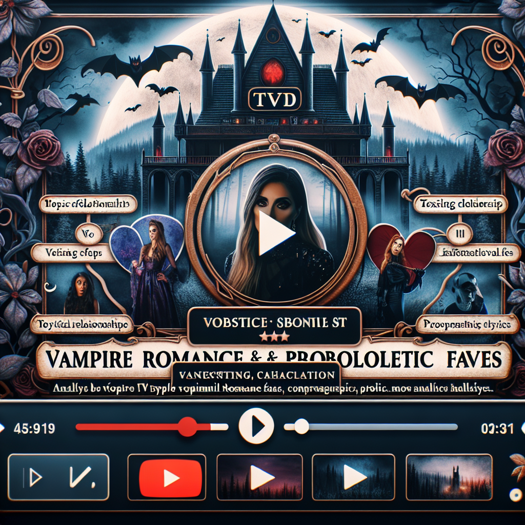 The Vampire Diaries critical analysis video thumbnail